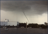 Waterspout in Key West, Florida, 1983 (by: Michael Laca)